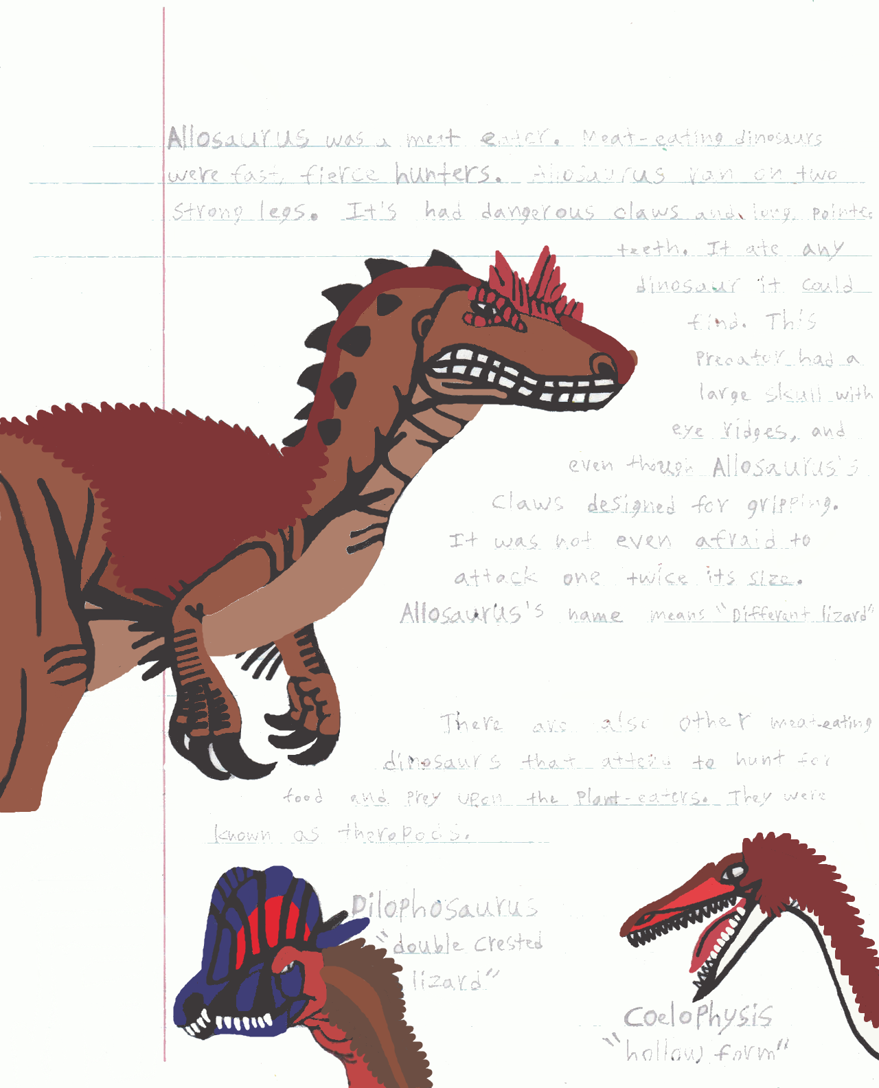 My Visit to the Dinosaurs Illustration 10 by tcr11050 on DeviantArt