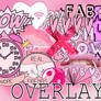 Pack: Overlays png pink