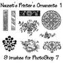 Naunet's Printers Ornaments 1