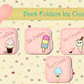 Pack folders-Ice Cream Pink