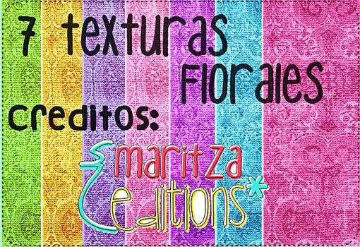 7 Texturas Florales Maritza Editions