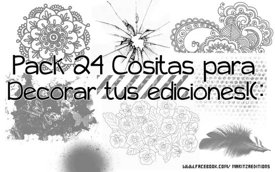 Pack 24 Cositas para Decorar tus Ediciones!