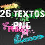 Pack de Hermosos Textos PNG