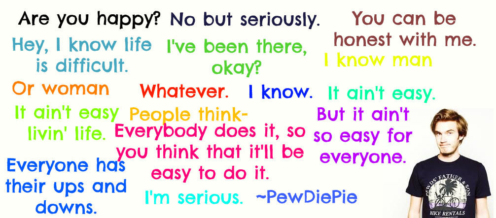 PewDiePie quote