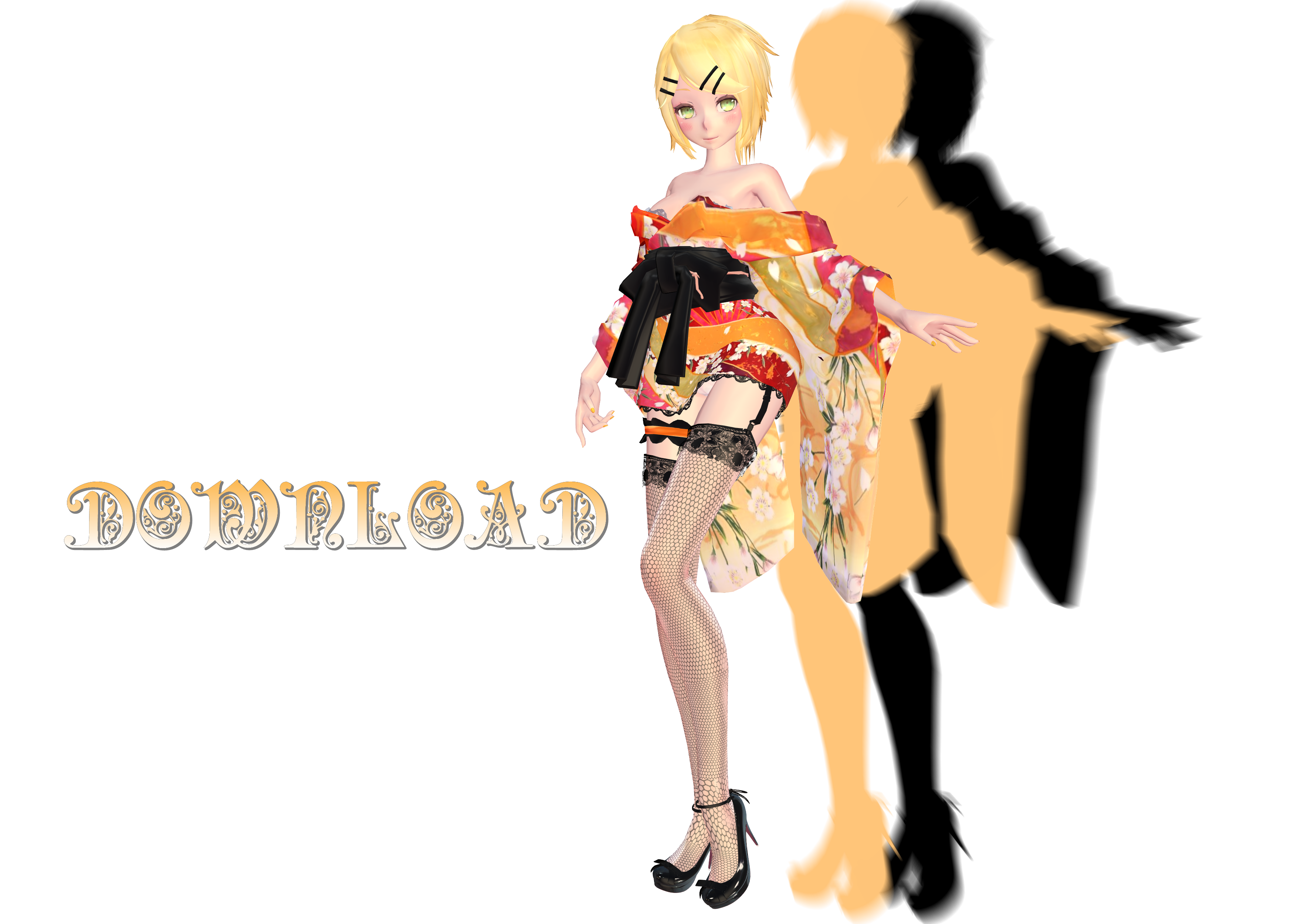 TDA KAGAMINE RIN [JAPANESE PRINCESS] Download by C3RB3RUS2 on DeviantArt