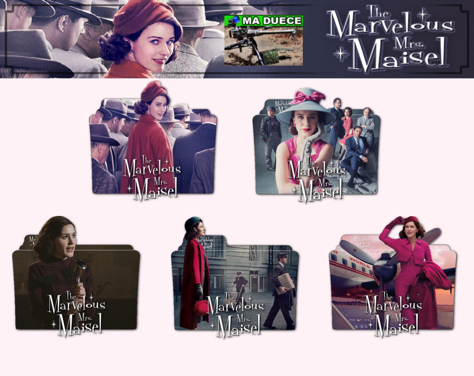 The Marvelous Mrs Maisel Collection Clean by maduece5090 on DeviantArt