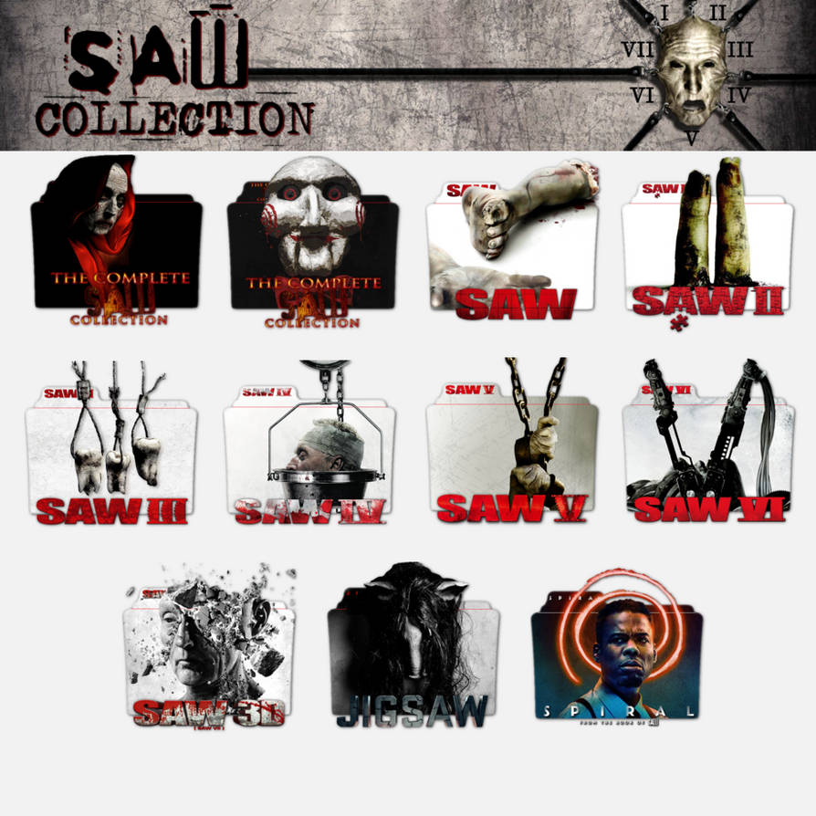 Saw Movie Collection by maduece5090 on DeviantArt