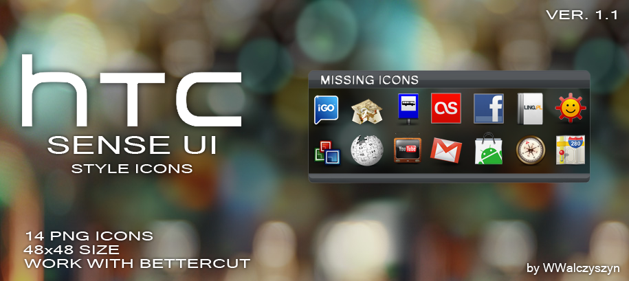 HTC Sense UI Style Icons