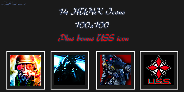 14 HUNK Icons + USS Icon (.zip + link)