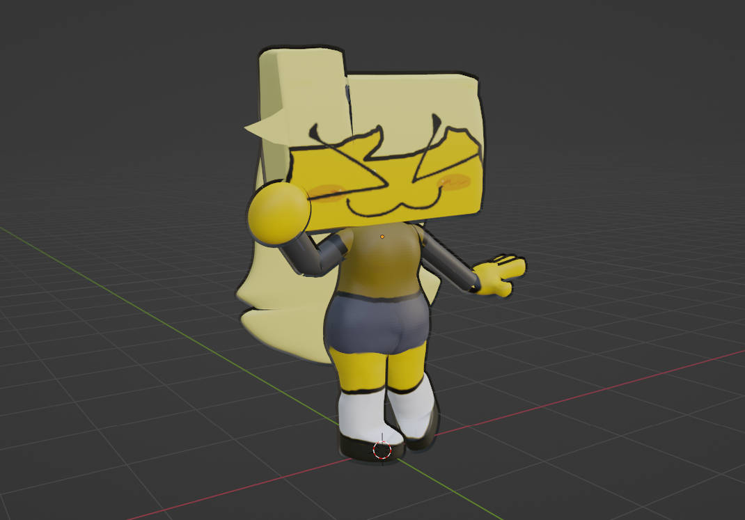 fnf Meri 3d model download (Blender) by coolbeanslollol on DeviantArt