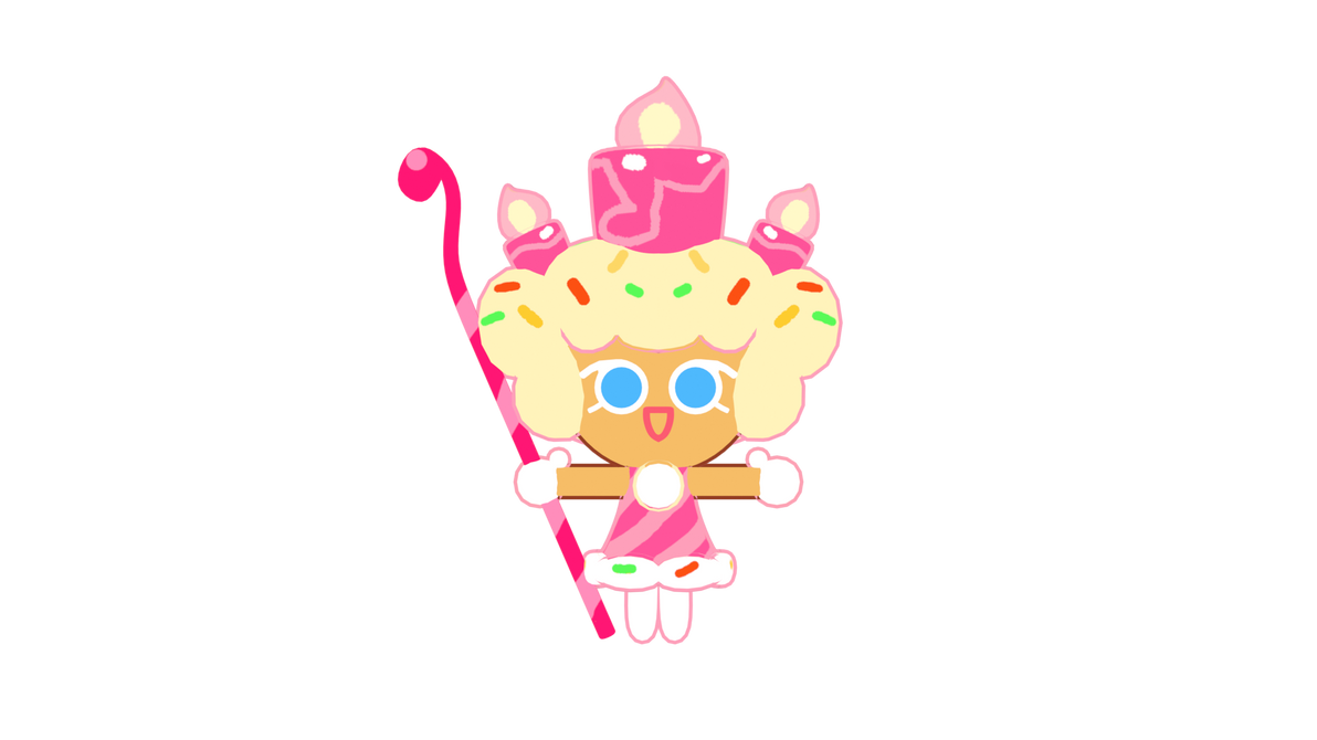 Birthday Cake Cookie 3d model (blender) by coolbeanslollol on DeviantArt