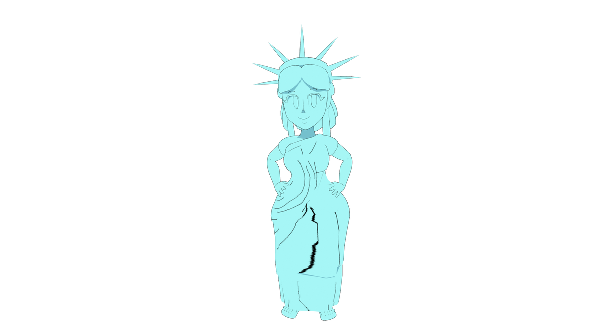 Lady Liberty 3d model (Blender) by coolbeanslollol on DeviantArt