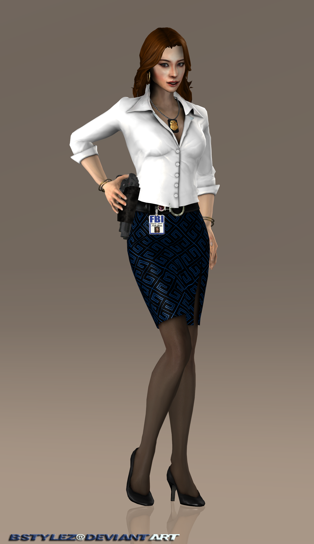 FBI Special Agent Kaila Yang (XPS Re-updated 4)