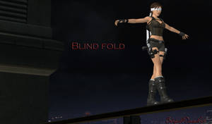 100% pose-able Blindfold