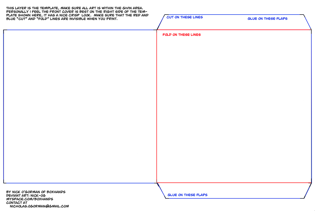 Diy Cd Slip Case Template By Nick Og On Deviantart