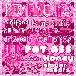 Reen's Favorite Fonts 2