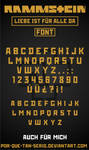 Liebe Ist Fur Alle Da Font by por-que-tan-serio