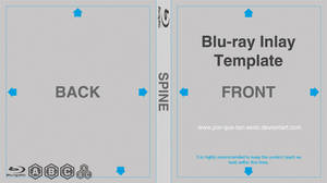 Blu-ray Inlay Template PSD