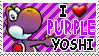 I Love Purple Yoshi by Powerwing-Amber