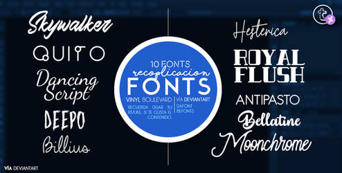 Pack de Fonts, VB