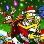 Merry X-mas 2023 from The Simpsons