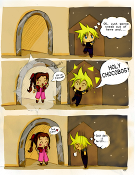 FF7 Comic-Hey Cloud!