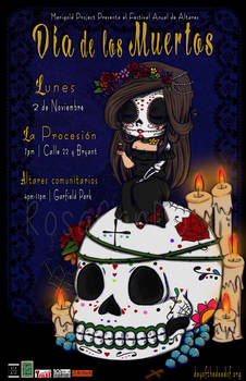 Dia de los Muertos Event Poster