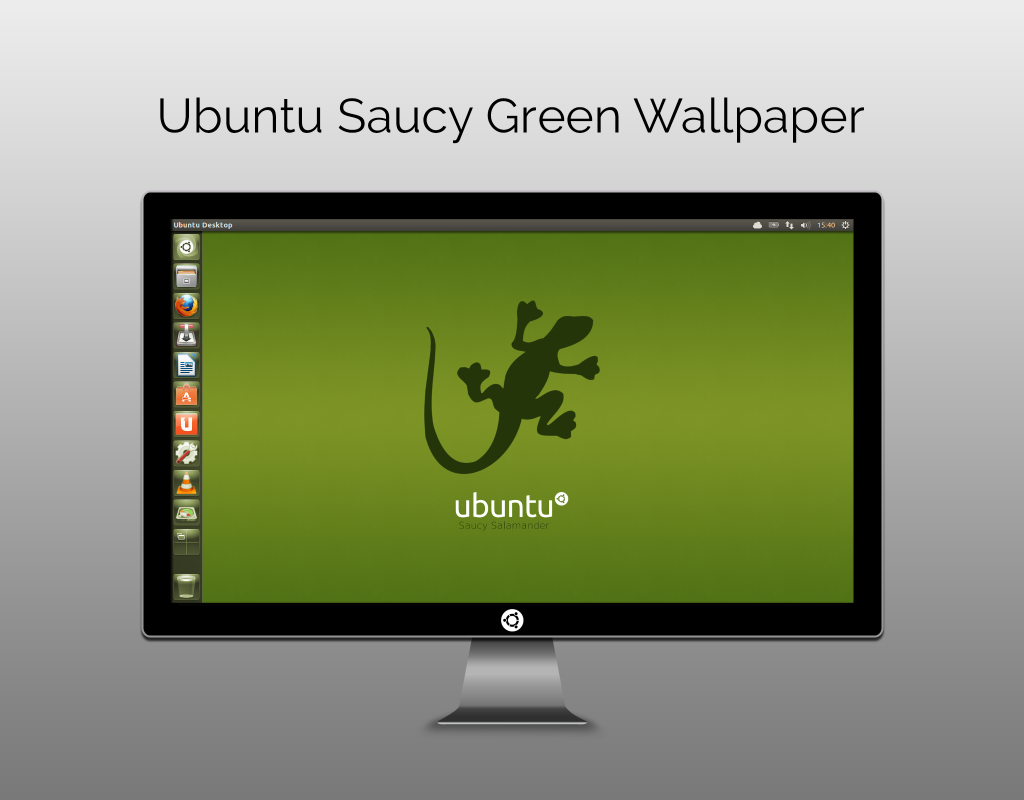 Ubuntu Saucy Green Wallpaper