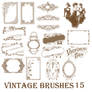Vintage - 15 Photoshop Brushes
