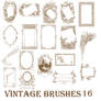 Vintage-16 Photoshop Brushes