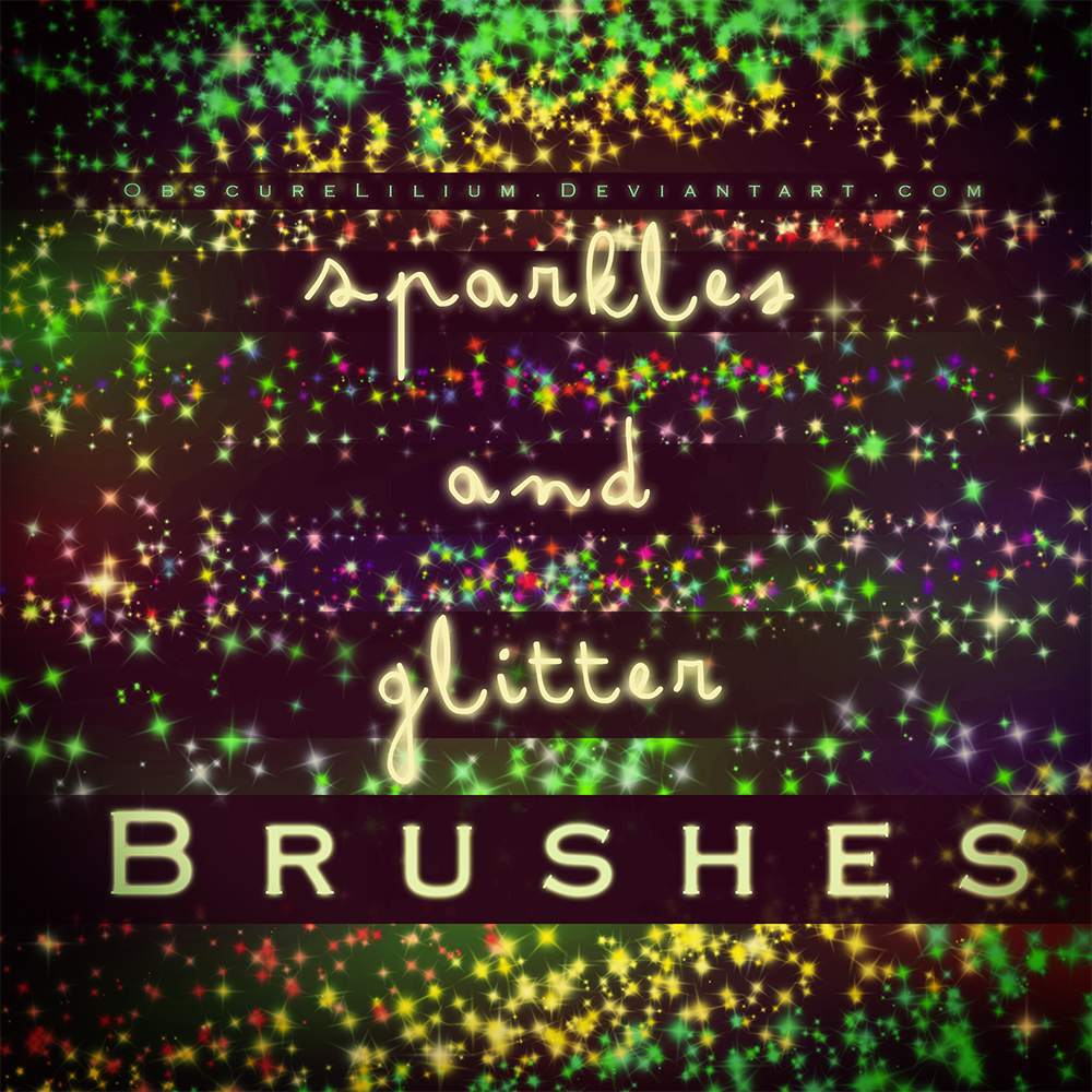 Sparkles and Glitter Brushes