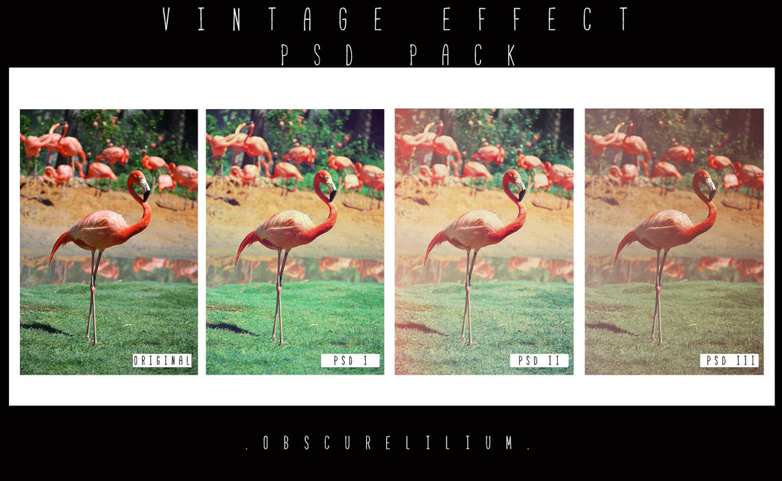 PSD Vintage Effects by ObscureLilium