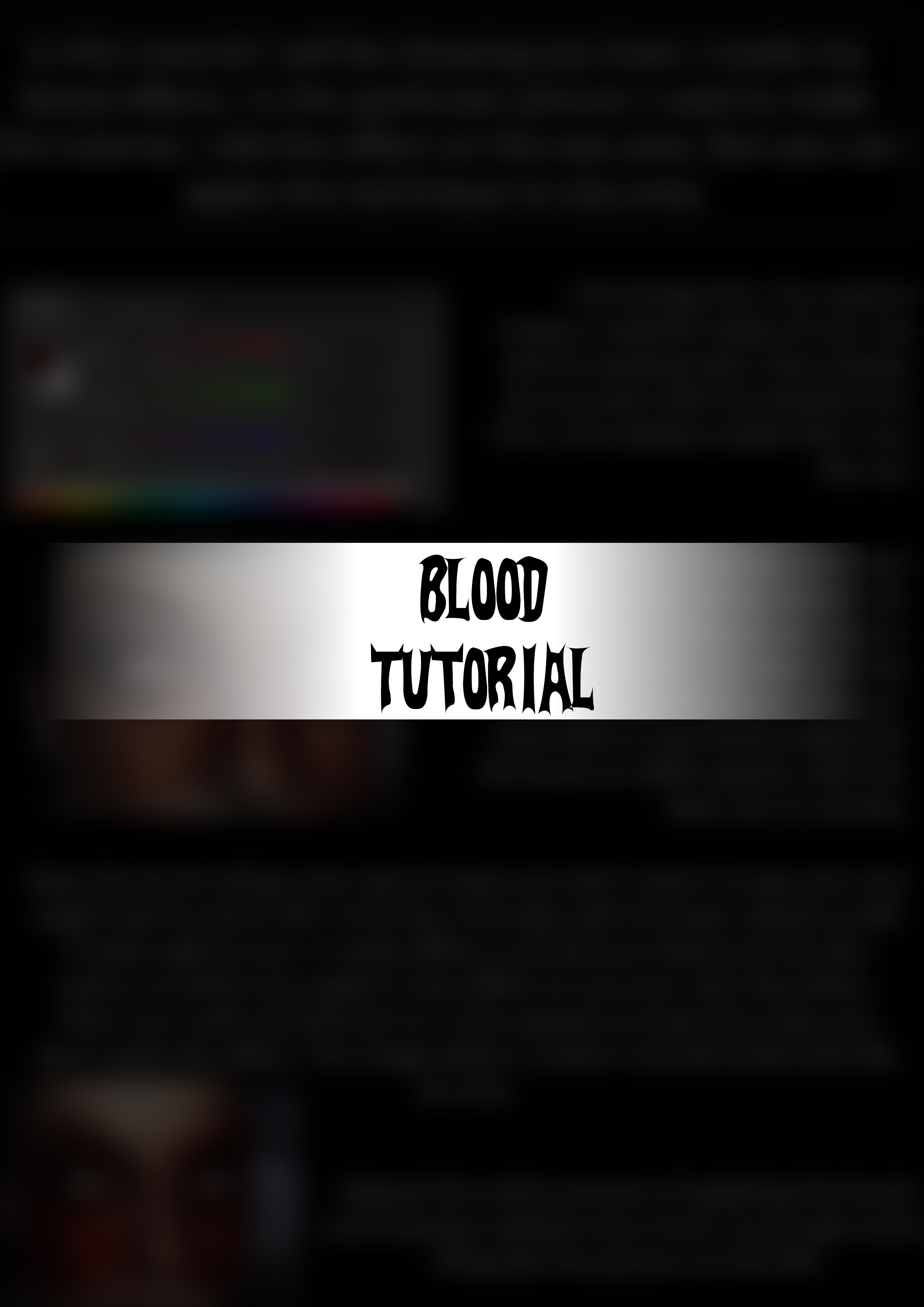 Blood Tutorial By Triziana On Deviantart Blood Tutorial By Triziana On Deviantart