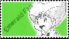 Emerald fan stamp by Alexg47