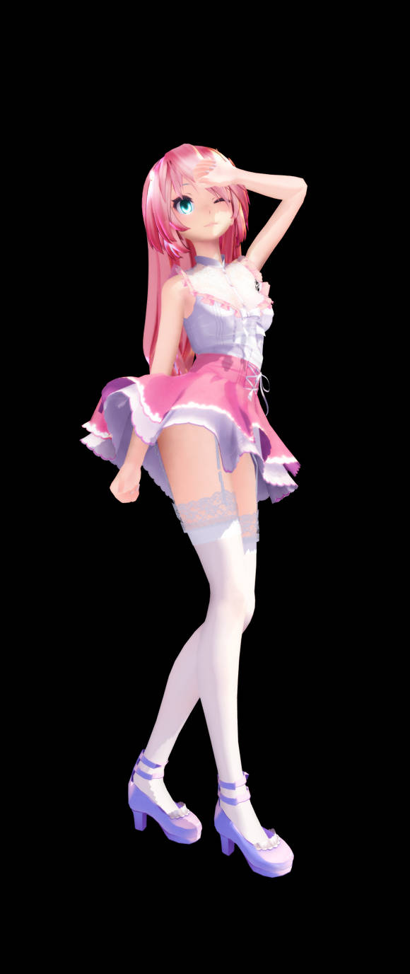 TDA Pink Maid Miku Preview 1 [DL] by Lolisay on DeviantArt