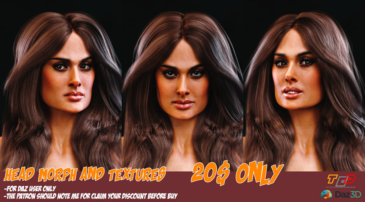 Salma HEADMORPH for sale(sold out) by totocandy1 on DeviantArt