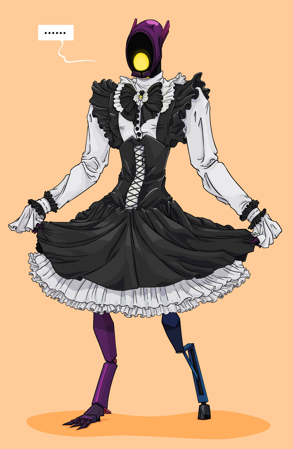 Maid Mecha by Empty-Brooke