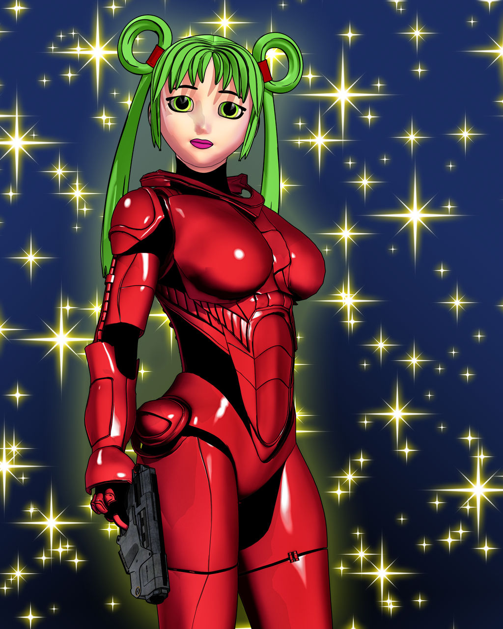 SciFi Anime Girl by tkdrobert