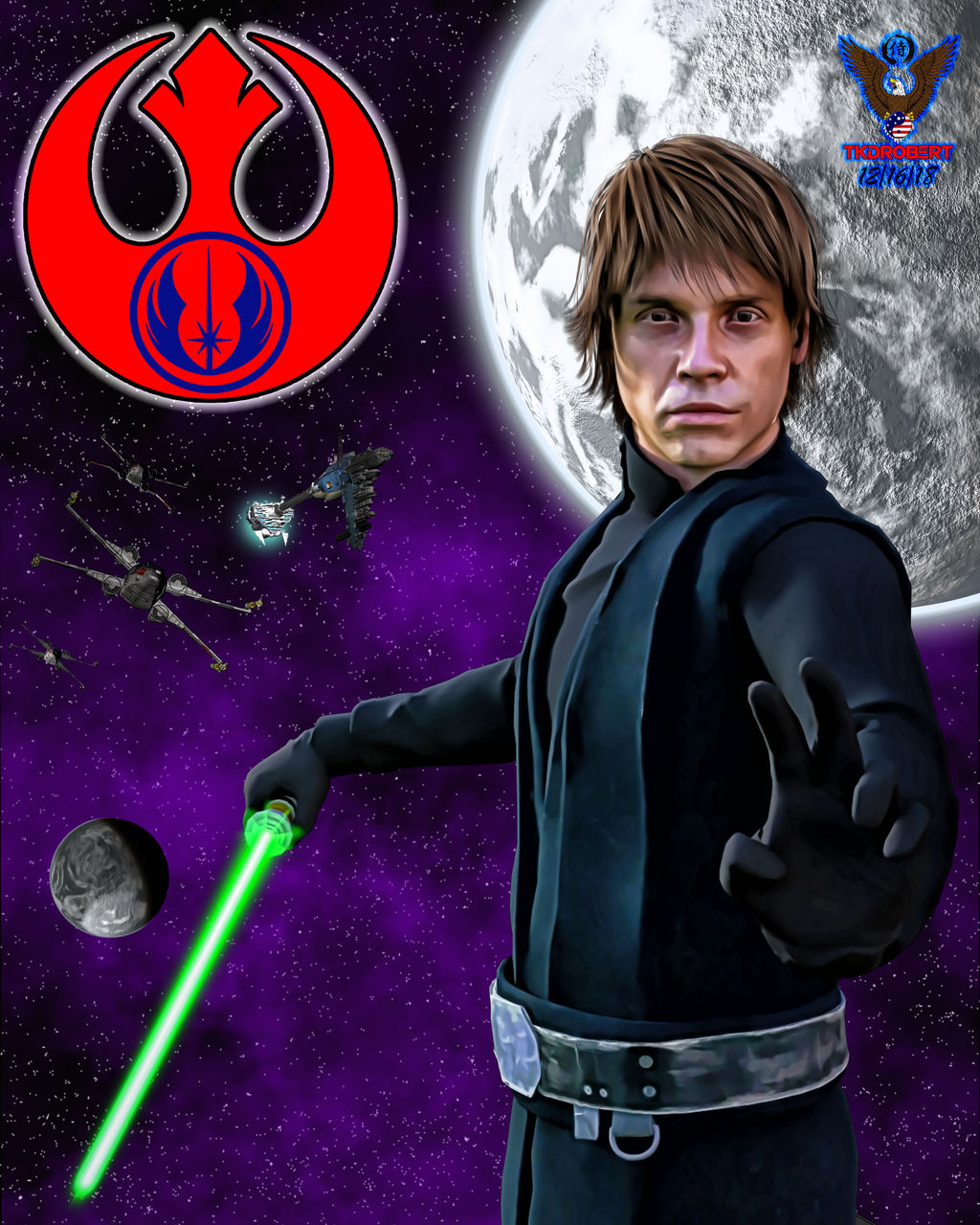 Luke Skywalker by tkdrobert