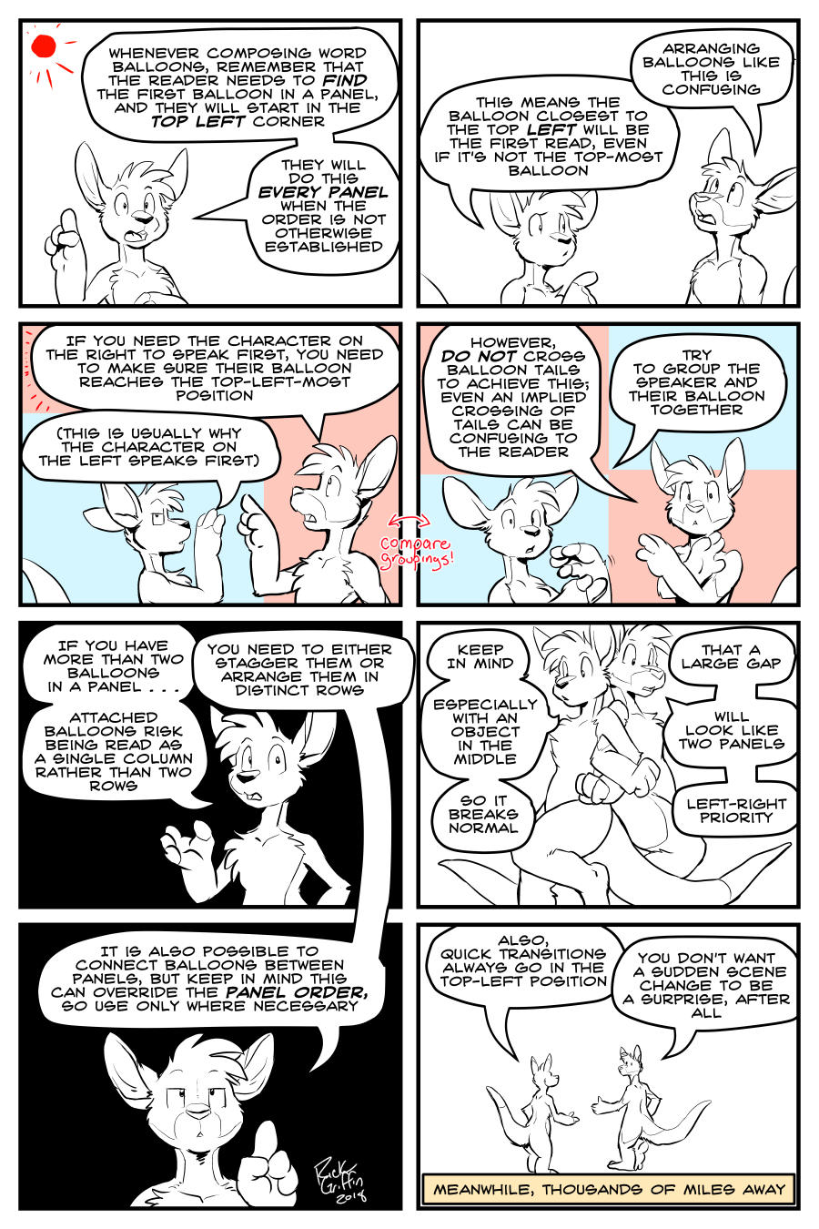 Educate Yourself With Bruce And Roos: Word Balloon by RickGriffin