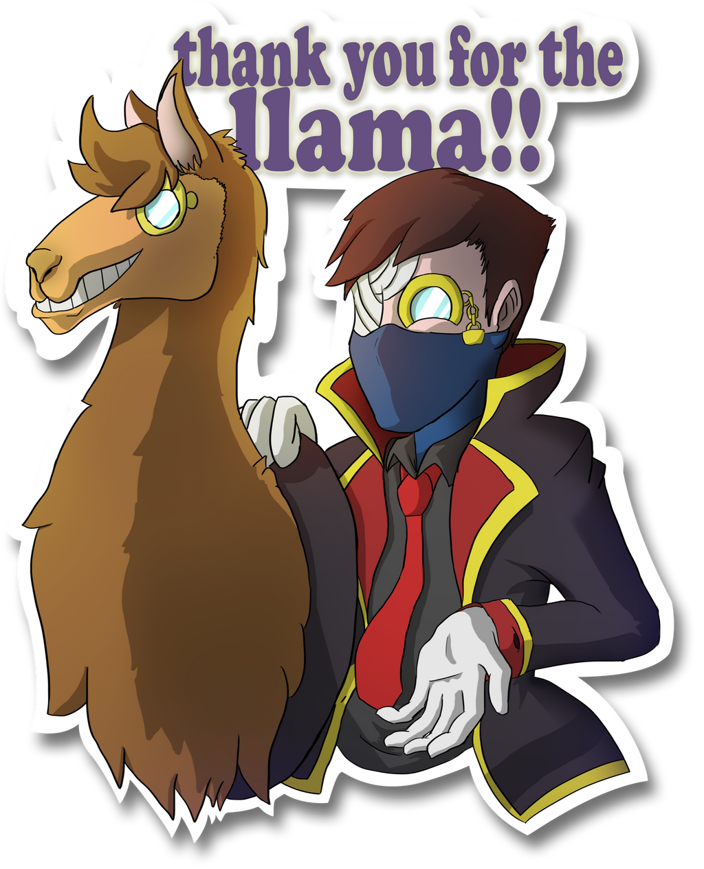 Thank you for the llama!! by BenArtsStudio
