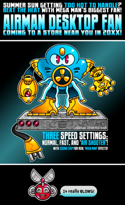 Air Man Desktop Fan by debureturns