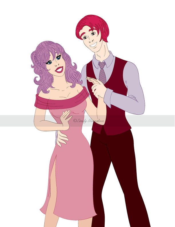 Valentine 2010 Flat Colour by Lanisatu