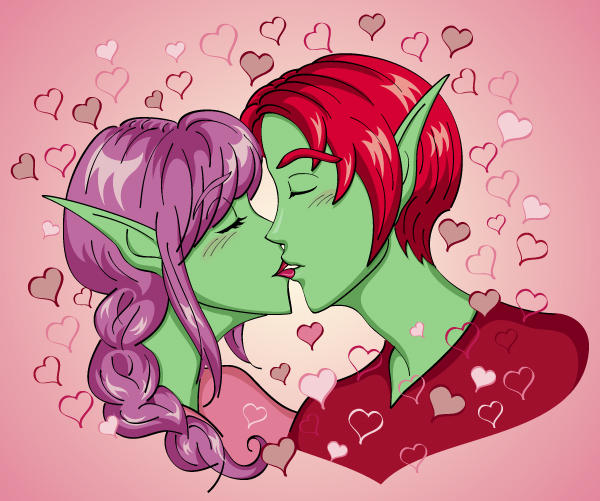 Valentine Kiss by Lanisatu