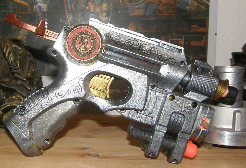 Her Majestys Delight Steampunk Nerf Gun by Amalias-dream