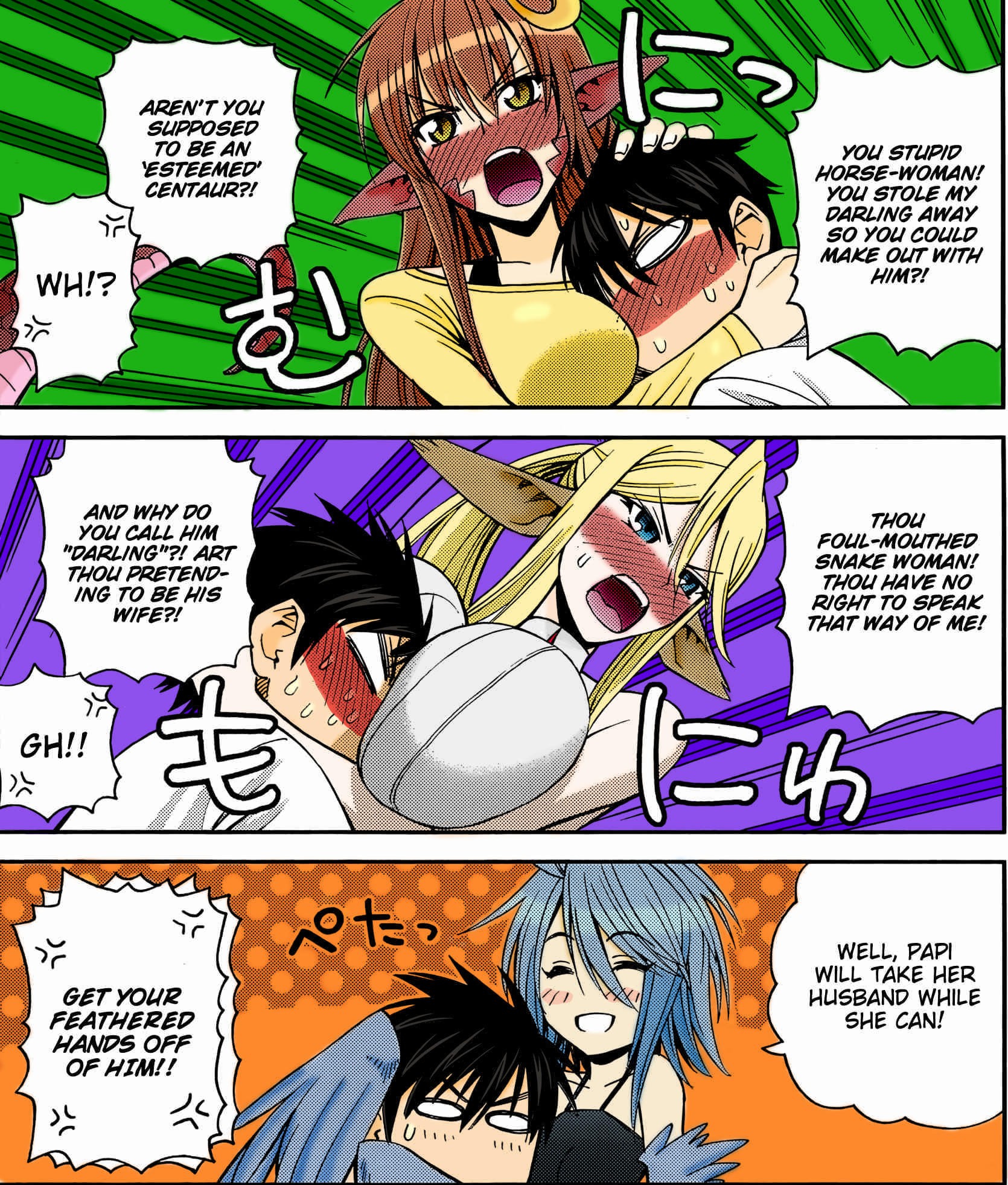monster musume hentai color monster musume hentai color