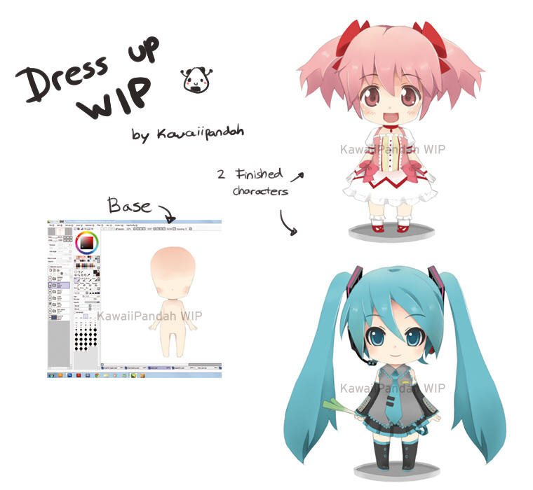 Dress up game teaser (WIP) by KawaiiPandah on DeviantArt