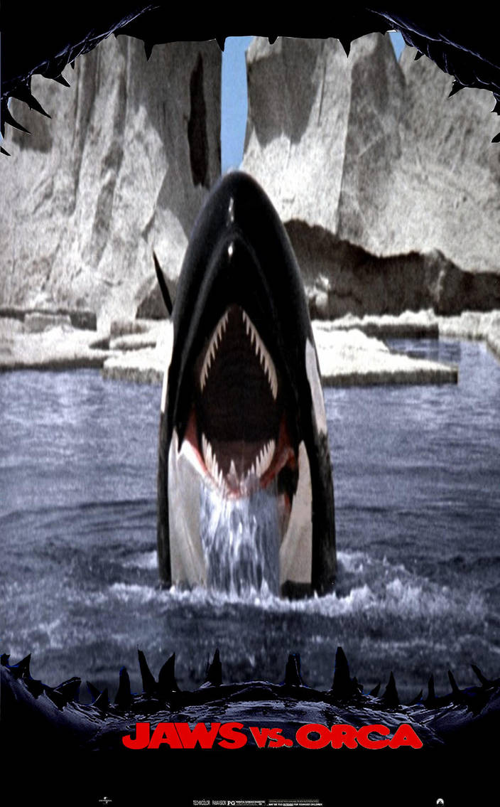 Jaws Vs Orca Poster By Steveirwinfan96 On Deviantart