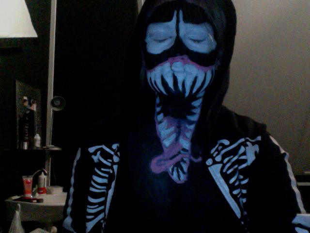 Venom face paint by Smokys-art