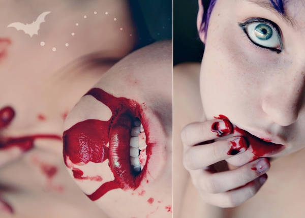 mouthful of blood by emeraldiris on DeviantArt